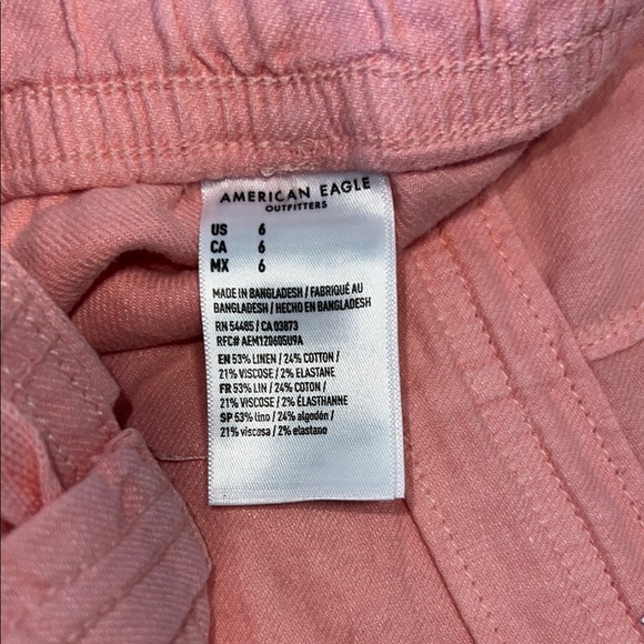 NWT - American Eagle Outfitters High Waist Pink Shorts - Picture 9 of 9